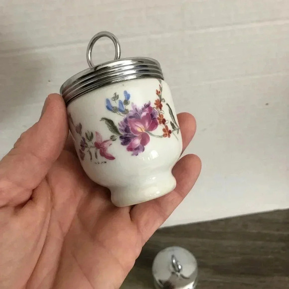 Vtg Royal Worcester Egg Coddlers - Picture 6 of 12